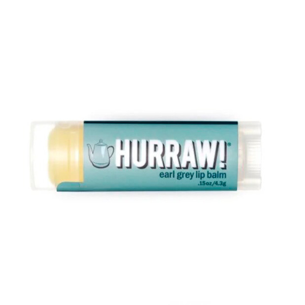 Hurraw Earl Grey Lip Balm-Бальзам для губ з ароматом чорного чаю 1