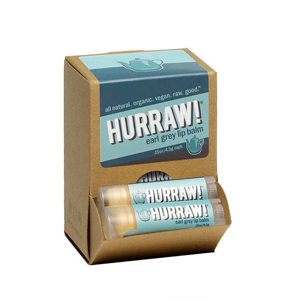 Hurraw Earl Grey Lip Balm-Бальзам для губ з ароматом чорного чаю